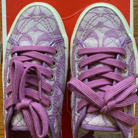 Coach signature low top iris color sneakers - Picture 2 of 5
